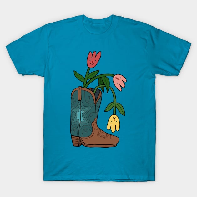 Cowboy vase T-Shirt by feellicks